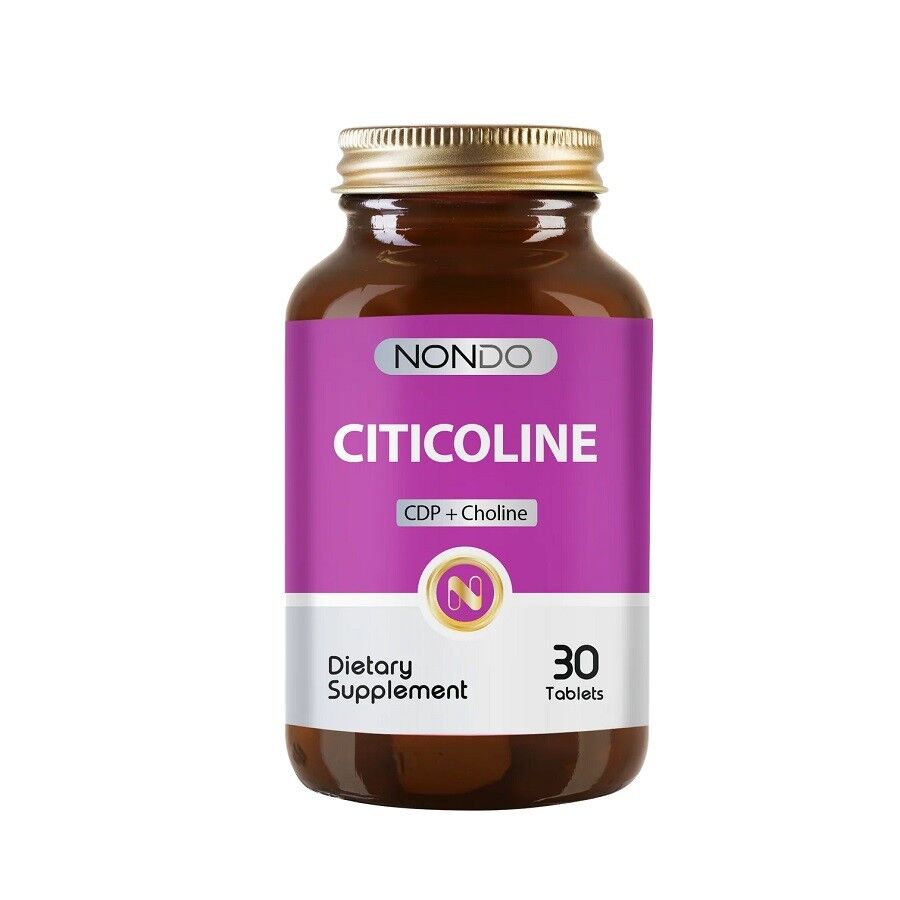 Nondo Vitamins Citicoline & Phosphatidylcholine Support 30 Tablets