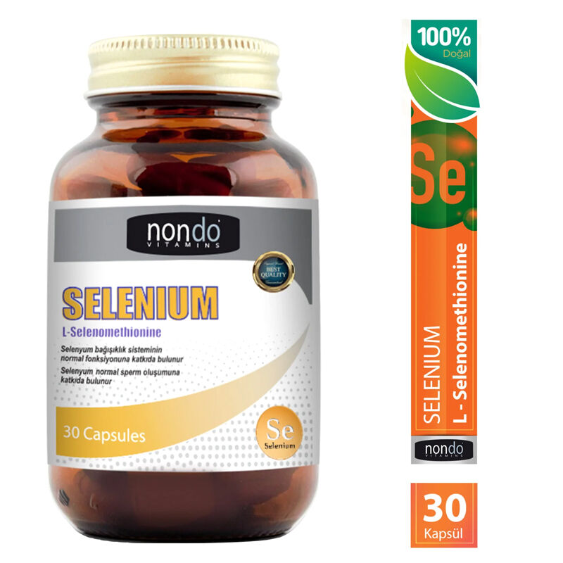 Nondo Vitamins Selenium Dietary Supplement 30 Capsules