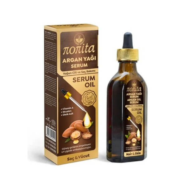 Nonita Argan Oil Hair Serum for Frizz Control 100 ml