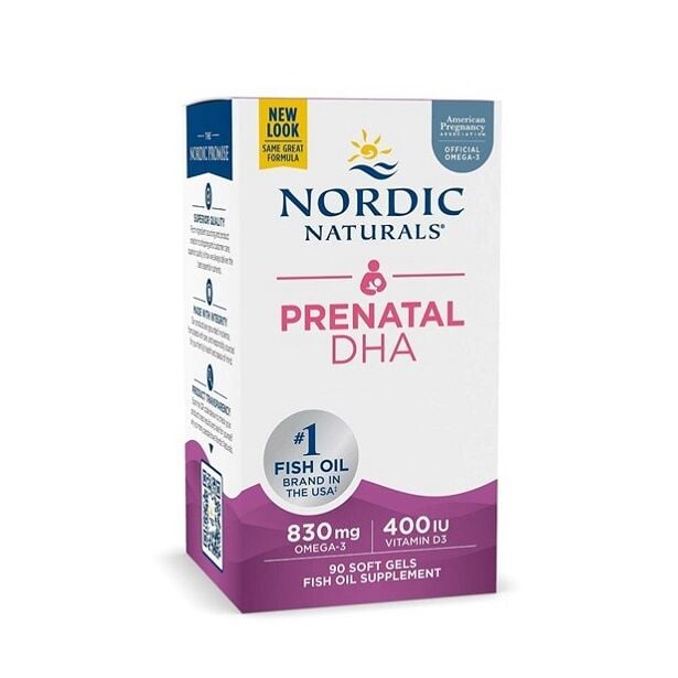 Nordic Naturals Prenatal DHA Omega-3 Support 90 Softgels