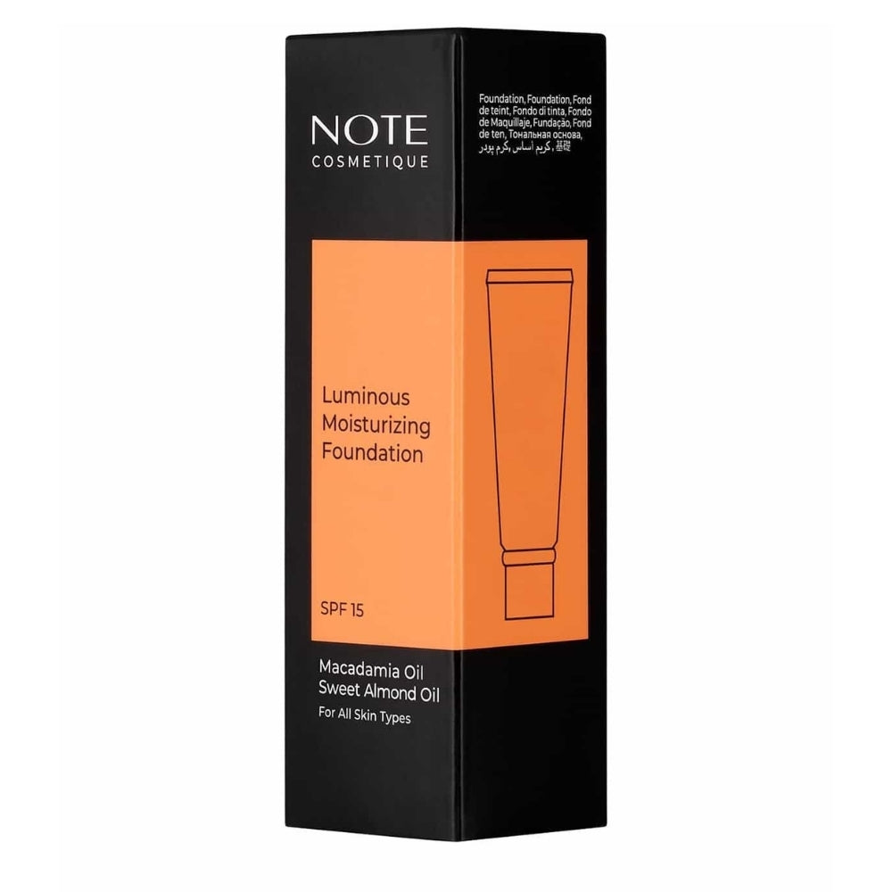 Note Luminous Moisturizing Foundation 002 for Radiant Skin 35ml