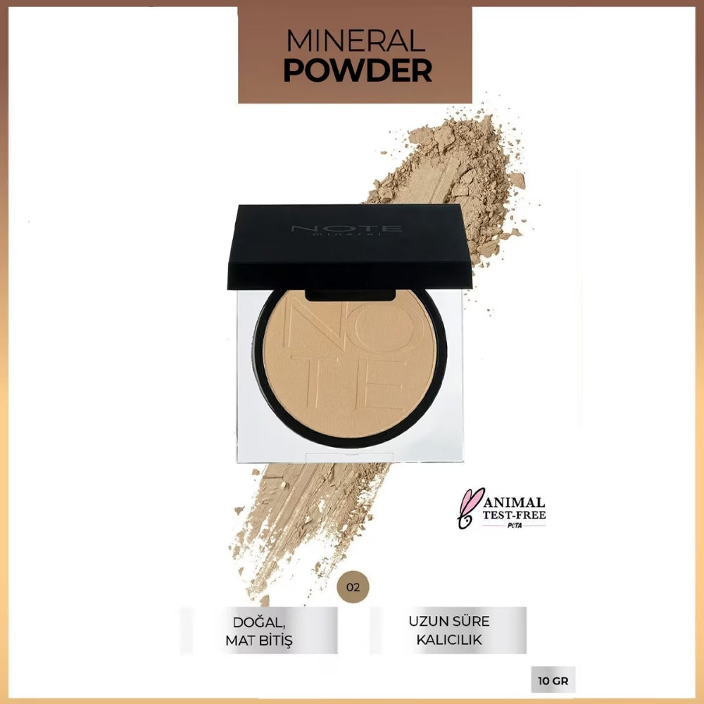 Note Cosmetics Mineral Powder in 02 Natural Beige 10g