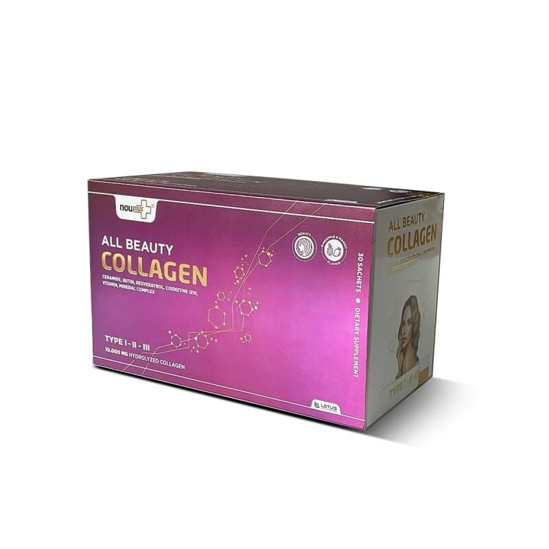 Nouplus All Beauty Collagen Supplement with Vitamin C 30 Sachets