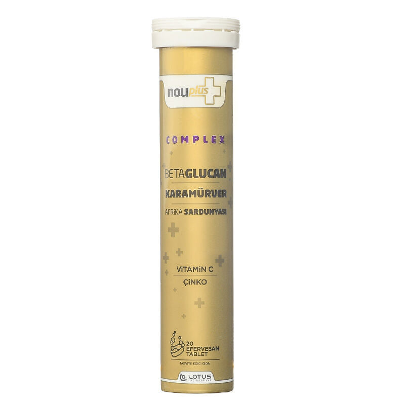 Nouplus Complex Effervescent Supplement with Elderberry 20 Tablets