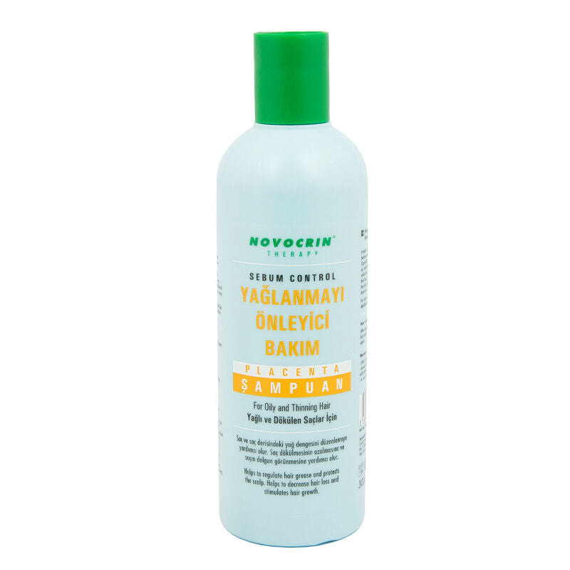 Novocrin Placenta Sebum Control Shampoo for Oily Hair 300ml