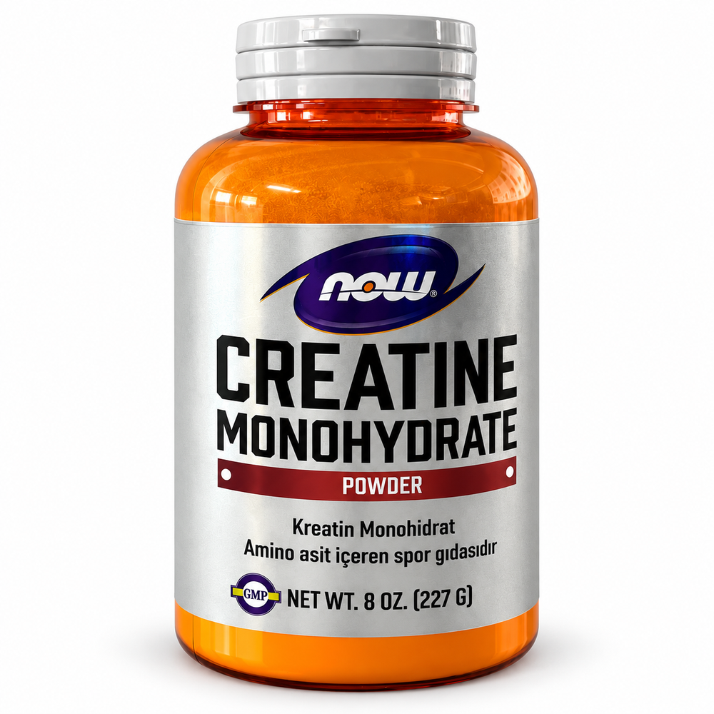 Now Creatine Monohydrate Powder 227 g - Pure Sports Supplement