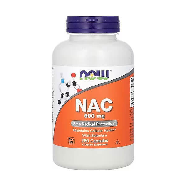 Now Foods NAC 600 mg Antioxidant Support 250 Capsules
