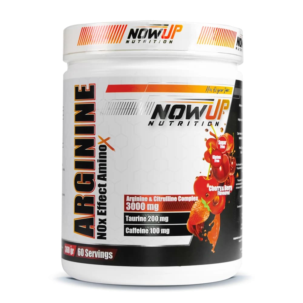 Nowup Nutrition Arginine Amino Acid Cherry & Strawberry 360g