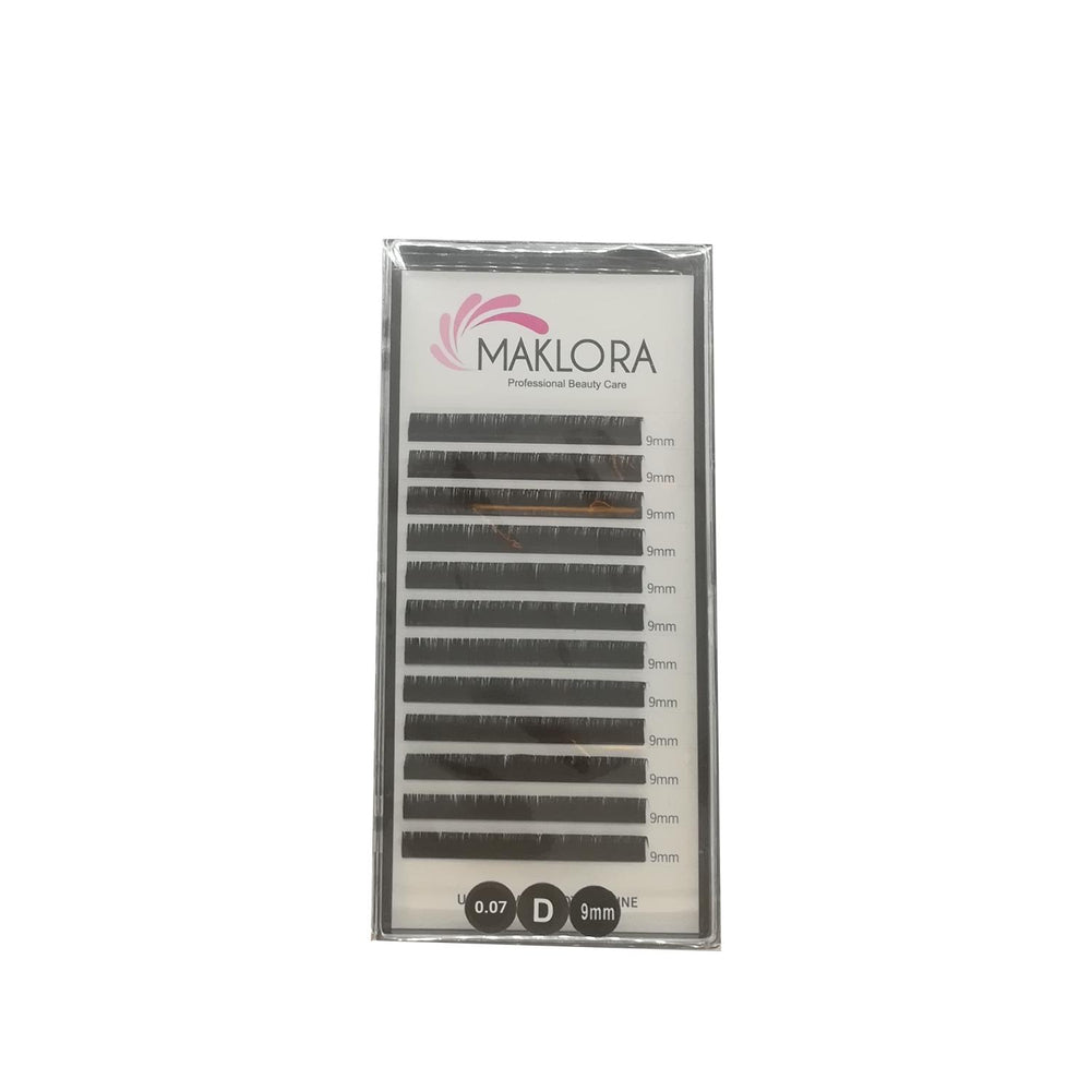 Maklora False Eyelashes Volume Silk D Curl 0.07 Thickness 9mm Length - Luxurious Volume Lashes for Dramatic Look Maklora Volume Silk Eyelashes - Luxurious False Lashes False Eyelashes, Volume Lashes, Silk Eyelashes, D Curl Eyelashes, Individual Lashes, Cosmetic Enhancements, Beauty Supplies, Eyelash Extensions, Luxurious Lashes, Dramatic Lash Look, Beauty Essentials, Makeup Accessories, Eye Enhancement, Volume Silk Lashes