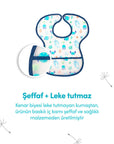 Sevi Bebe Baby Bib - Stain-Resistant, Easy-Clean, Practical Baby Feeding Accessories - Baby Care