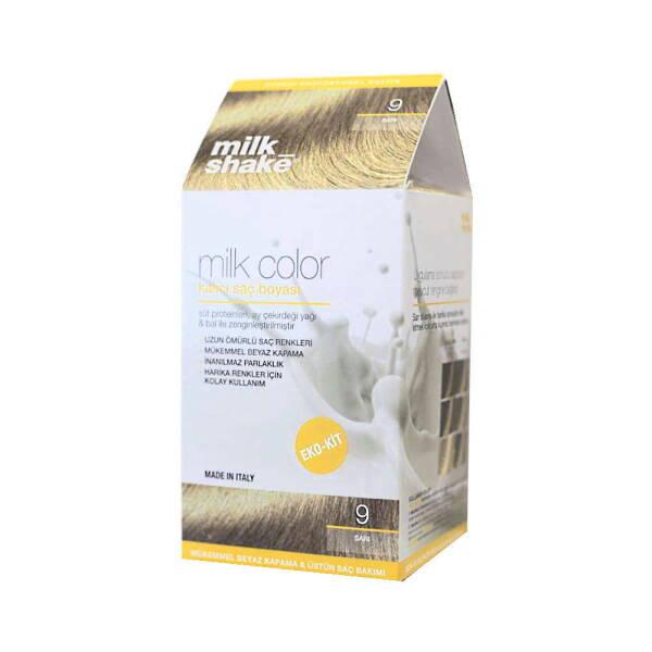 Milk Shake 9 Sarı Hair Dye - Permanent Hair Color with Nourishing Ingredients - Hair Dye