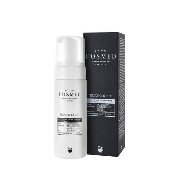 cosmed skinologist foaming wash bottle, cosmed aha bha foaming wash application, cosmed foaming wash ingredients overview Cosmed AHA & BHA Foaming Wash - Gentle Cleanser | 150ml Cosmed AHA & BHA Foaming Wash - Gentle Cleanser cosmed, aha-bha, foaming-wash, gentle-cleanser, sensitive-skin, facial-cleanser, skin-care, cosmetics-users, daily-use, ai-generated