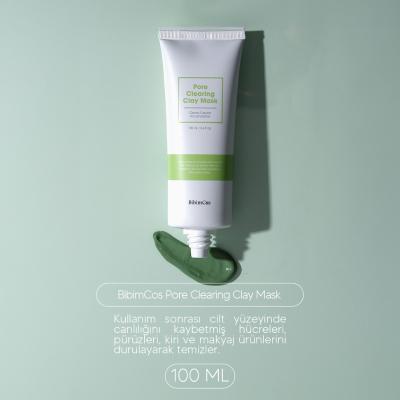 bibimcos pore clearing clay mask 100ml, clay mask for oily skin, skincare product for clear pores Bibimcos Pore Clearing Clay Mask - Oily Skin Care | 100ml Bibimcos Pore Clearing Clay Mask 100ml bibimcos, pore-clearing, clay-mask, skincare, oily-skin, mineral-mask, facial-mask, acne-control, ai-generated, skin-rejuvenation