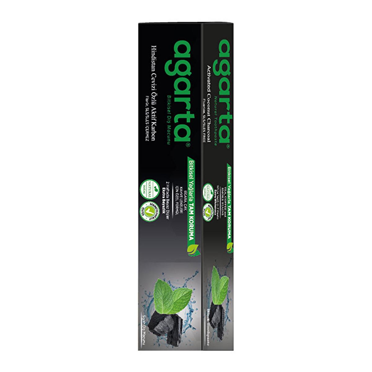 Agarta Natural Charcoal Toothpaste, Fluoride-Free, Coconut Derived - 100ml Natural Charcoal Toothpaste - Fluoride Free & Eco Friendly natural toothpaste, fluoride-free toothpaste, charcoal toothpaste, SLS-free oral care, eco-friendly dental products, coconut derived toothpaste, natural oral care, chemical-free toothpaste, whitening toothpaste, healthy gums, environmentally friendly products