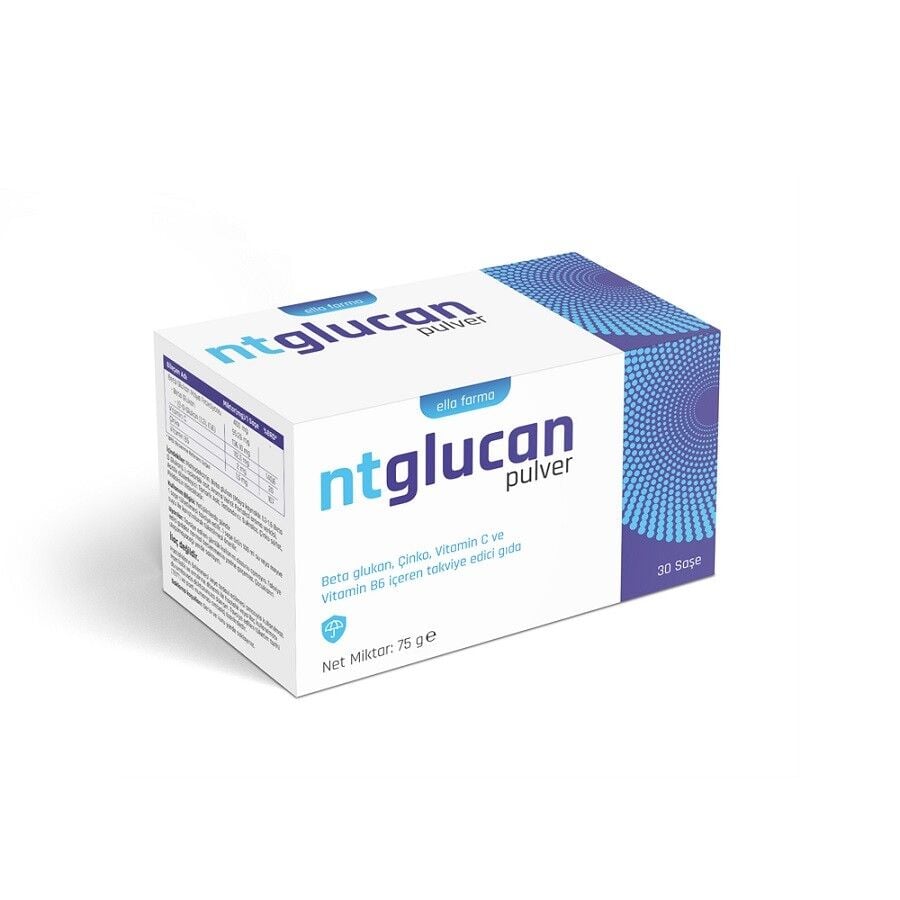 Ella Farma NTGlucan Pulver Beta-Glucan & Vitamin C 30 Sachets