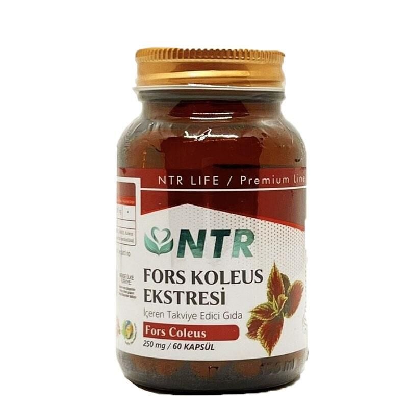 Natura Life NTR Fors Koleus Extract Dietary Supplement 60 Capsules