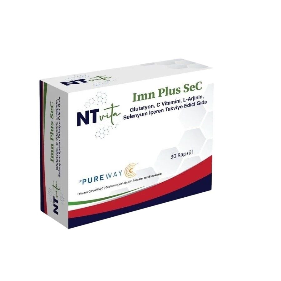 Nt-Vita Imn Plus SeC Glutathione & Vitamin C Supplement 30 Capsules