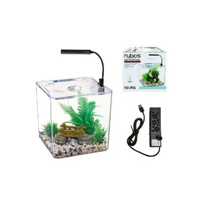 Eurostar Nubios Desktop Aquarium Set Compact Design 13.5L