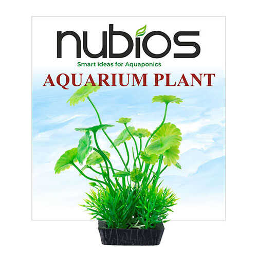 Nubios Plastic Aquarium Plant with Square Base 10 cm