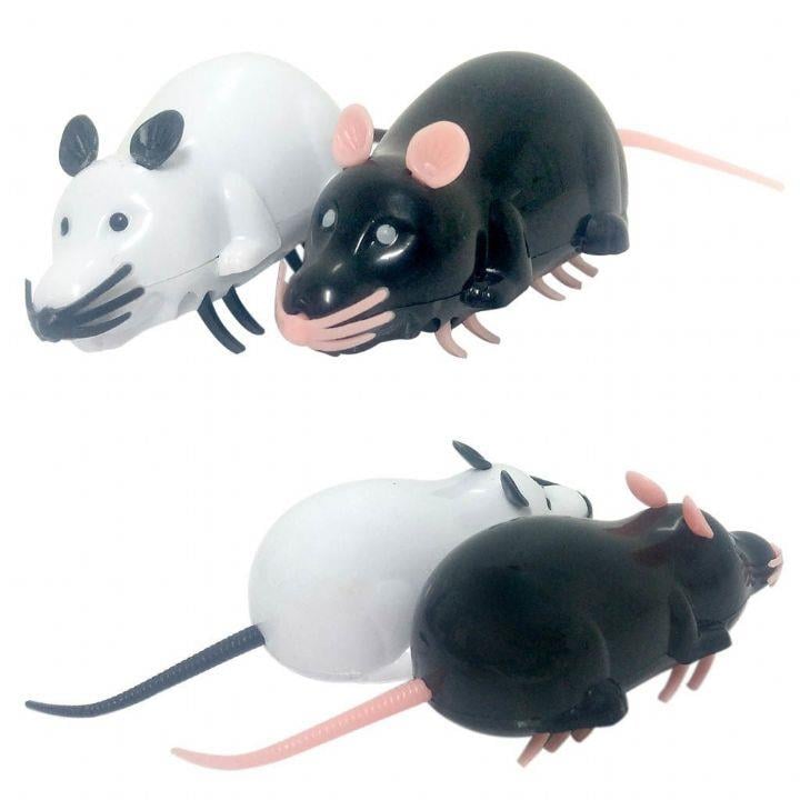 Nunbell Robotic Mouse Cat Toy with Ant-Style Legs 16cm