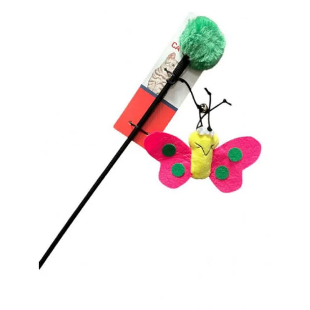 Nunbell Butterfly Cat Teaser Toy for Active Play