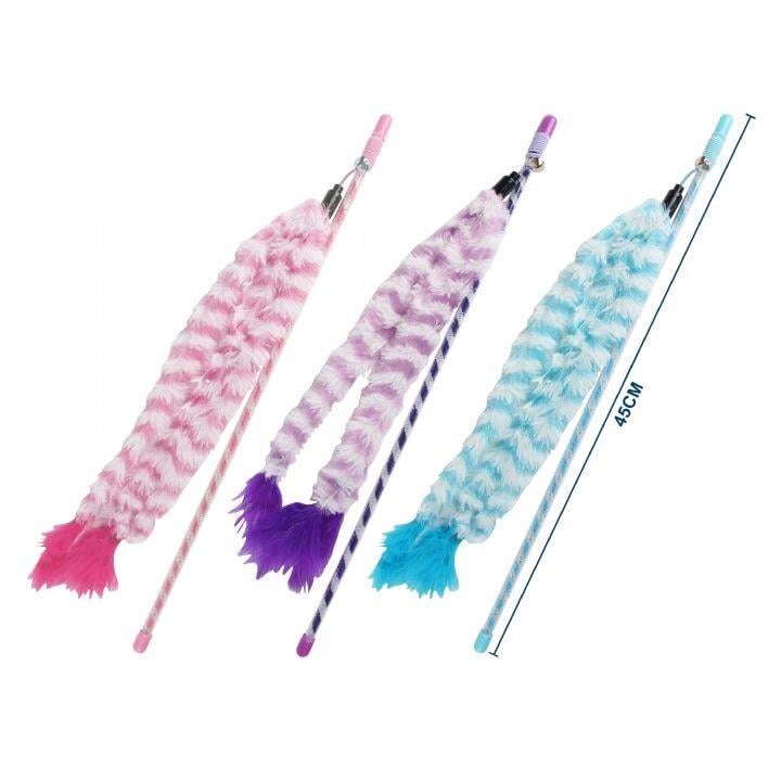 Nunbell Tassel Cat Wand Interactive Hunting Toy 45 cm