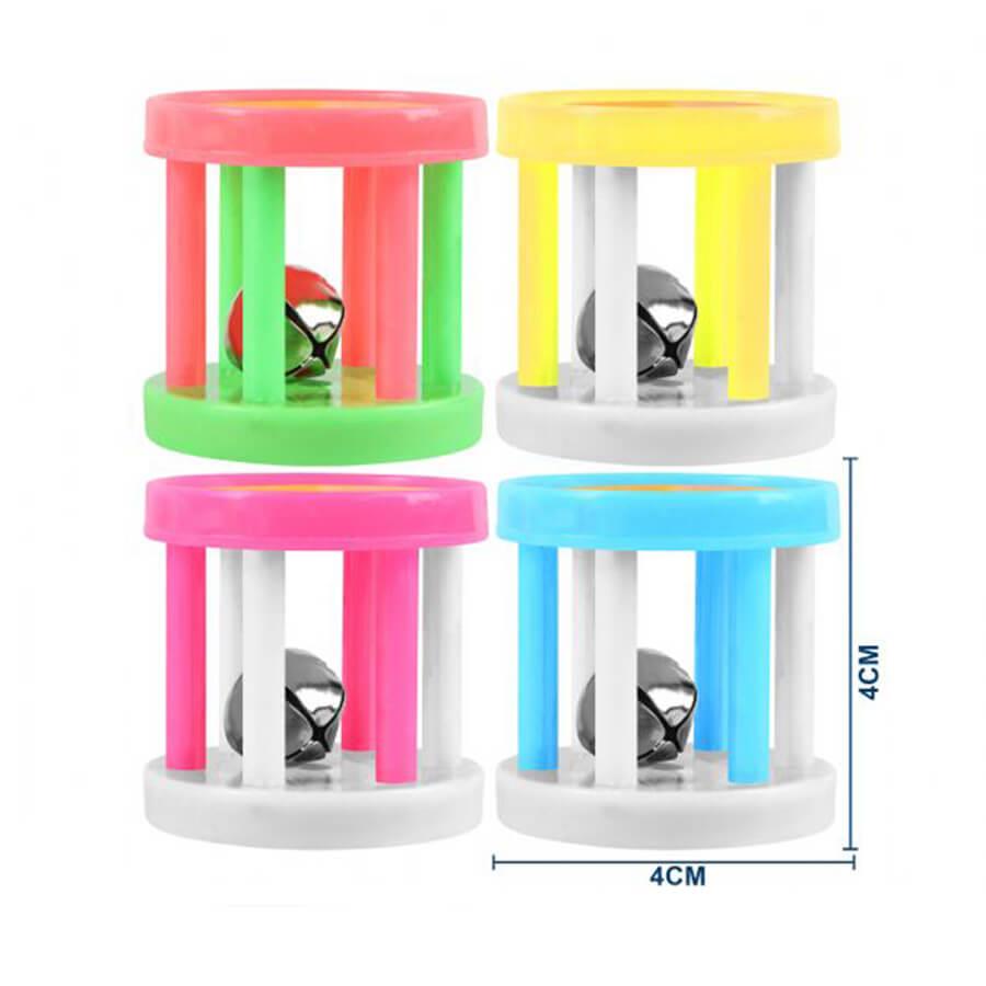 Nunbell Roller Cat Toy with Bell for Interactive Play