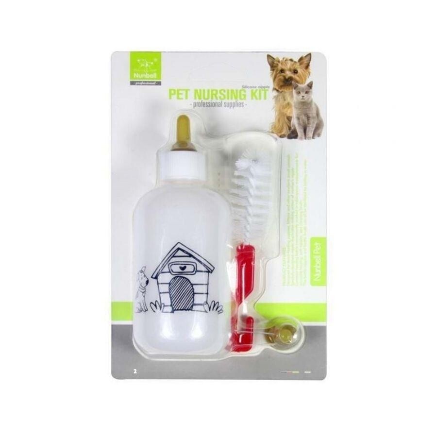 Nunbell Pet Nursing Bottle Set for Puppies and Kittens 100 ml