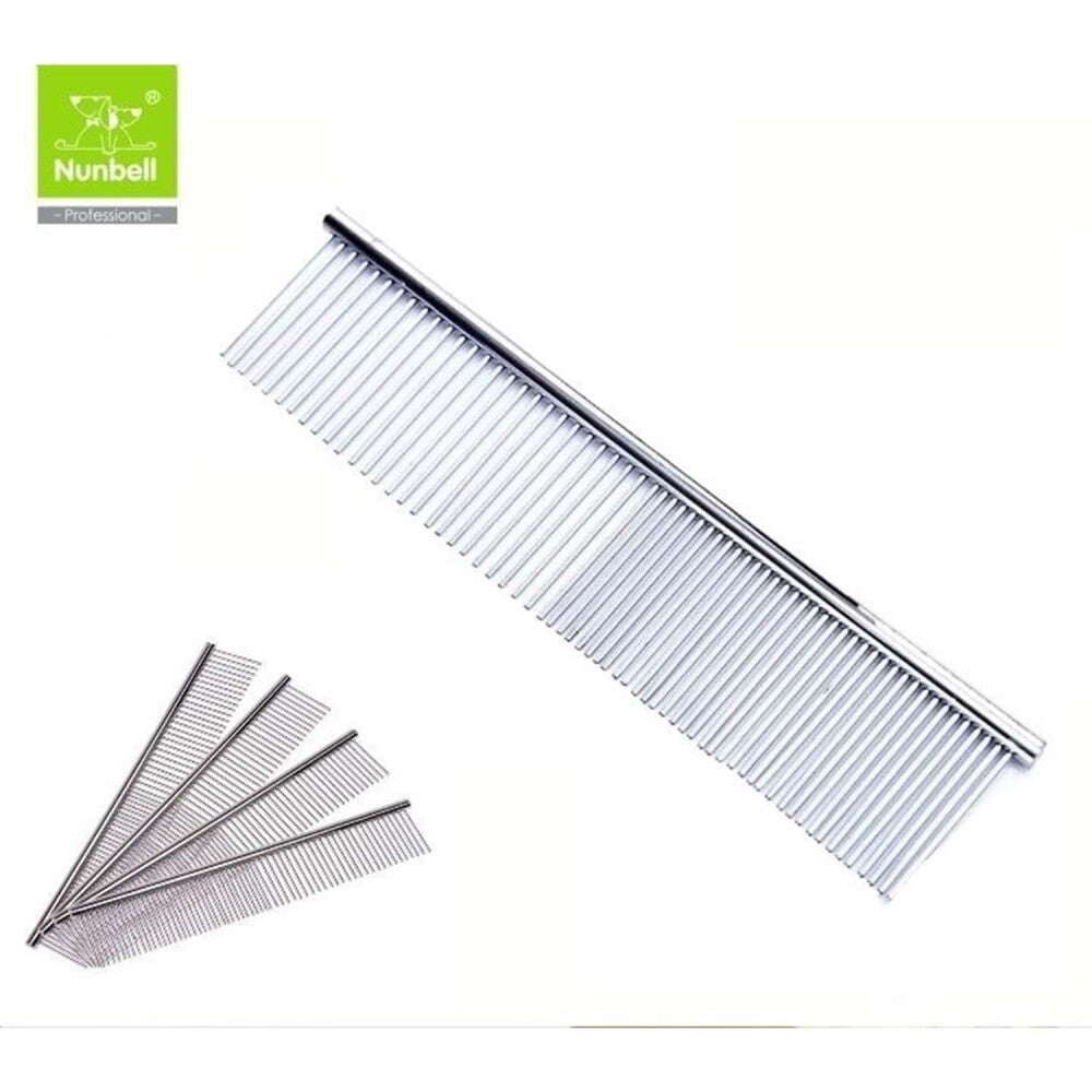 Nunbell Mat Remover Pet Grooming Comb for Dogs and Cats Stainless Steel