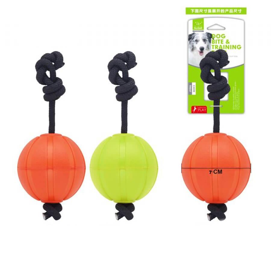 Nunbell Dog Dental Rope Toy with 7cm Ball 50cm