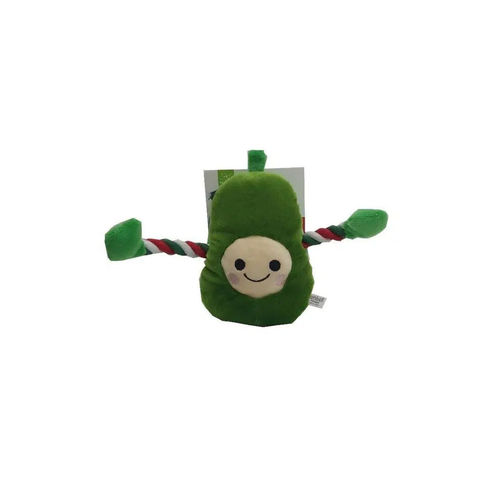 Nunbell Avocado Dog Toy Durable Plush Playmate 1 pc