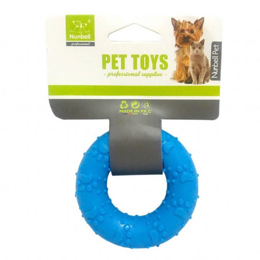 Nunbell Dog Plastic Dental Ring Toy for Chewing 7cm