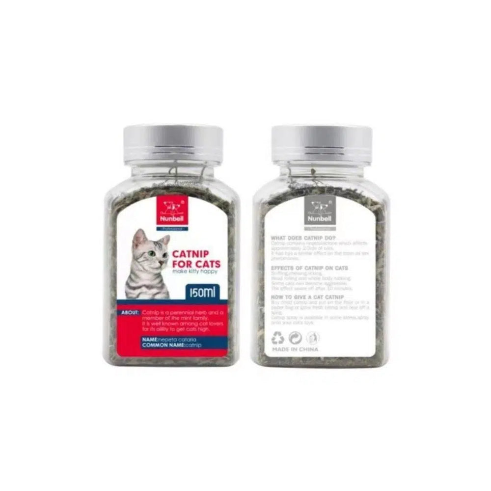 Nunbell Catnip & Matatabi Powder for Calming and Play 150ml