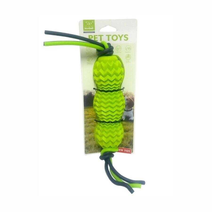 Nunbell Foam Peanut Dog Toy for Interactive Play