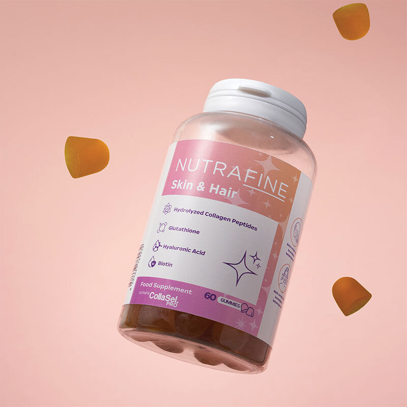 Nutrafine Skin & Hair Collagen Gummies for Beauty Support 60ct