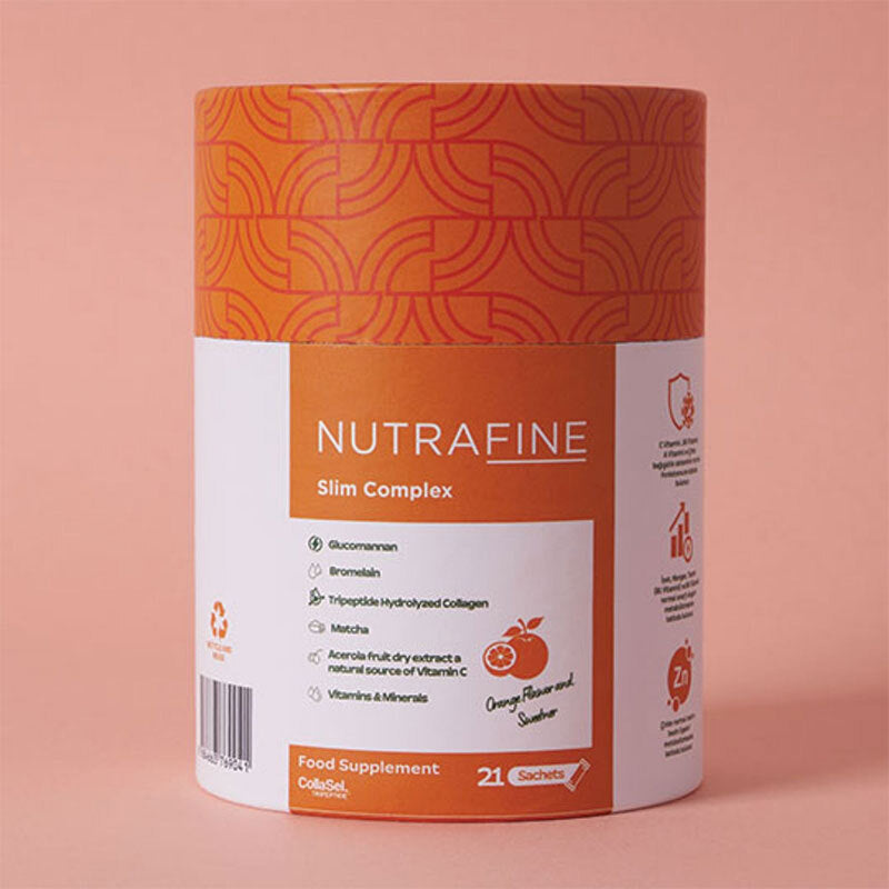 Nutrafine Slim Complex Collagen & Glucomannan Supplement 21 Sachets