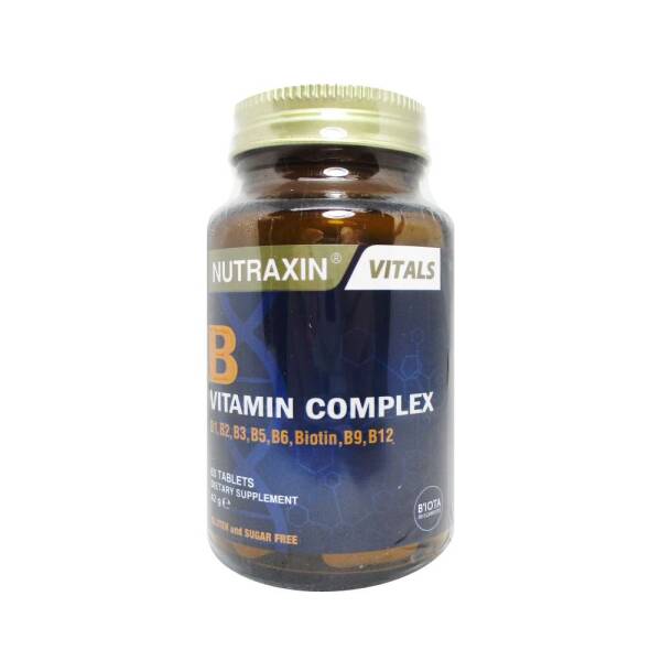 Nutraxin B Vitamin Complex 60 Tablets - Vitamin & Supplement