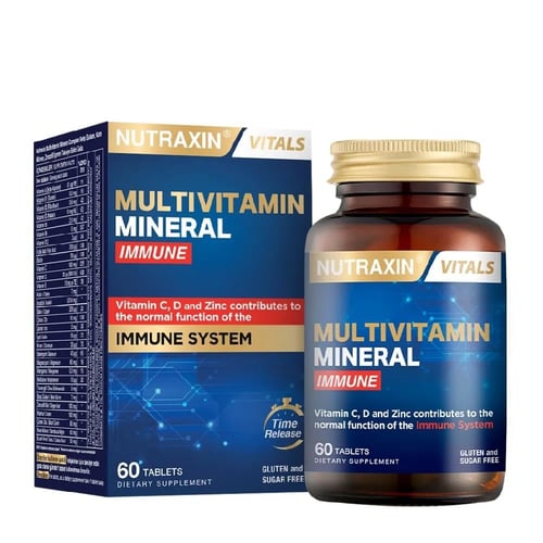 Nutraxin Multivitamin Mineral Immune Support Supplement - 60 Tablets | Boosts Immune System & Energy - image 2