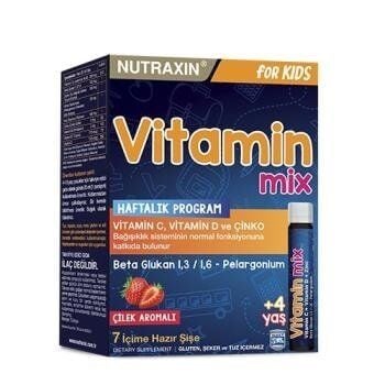 Nutraxin Vitamin Mix for Kids Daily Liquid Shots 7x25ml