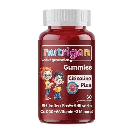 Nutrigen Gummies Citicoline Plus Cognitive Support 60 Count
