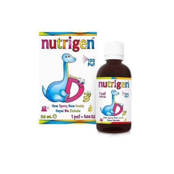 Nutrigen Vitamin D3 400 IU Spray & Drops for Kids 20ml