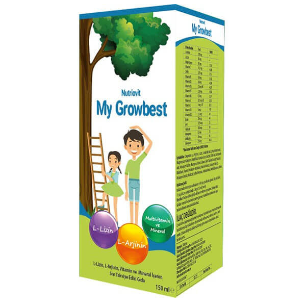 Nutriovit My Growbest Liquid Supplement for Kids 150 ml