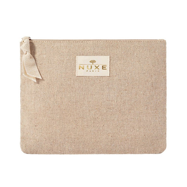 Nuxe Beige Makeup Bag Stylish Travel Accessory 1 Piece