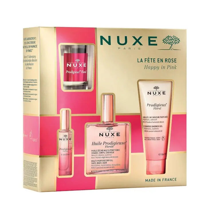 Nuxe Huile Prodigieuse Florale Pink Beauty Set 3 Pieces