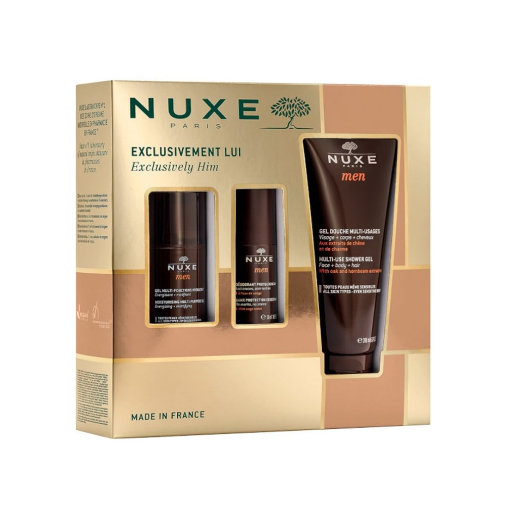 Nuxe Men Exclusively Him Daily Grooming Set (3 Products)
