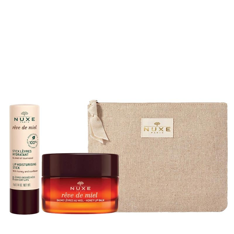 Nuxe Reve de Miel Lip Care Set with Nourishing Balm and Stick