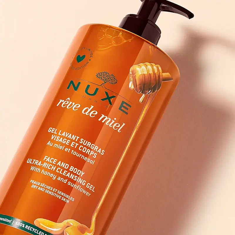 Nuxe Reve De Miel Face and Body Cleansing Gel Soothing 750ml
