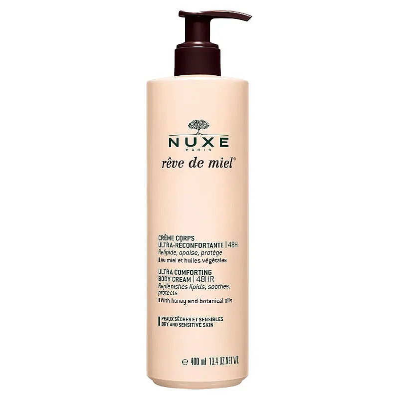 Nuxe Reve De Miel Ultra-Comforting Body Cream for Dry Skin 400ml