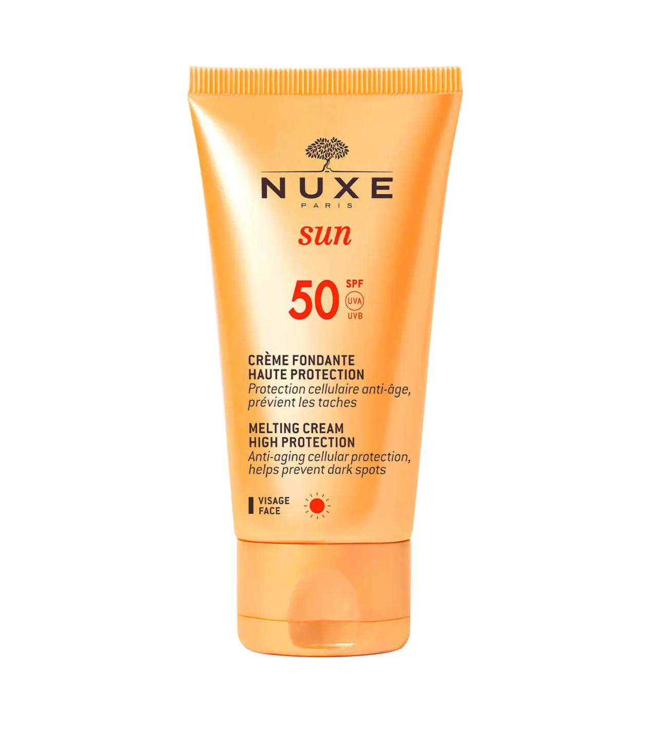 Nuxe Sun Creme Fondante Visage Haute Protection Spf50 - Non-Comedogenic Facial Sunscreen with Moisturizing Benefits - image 4