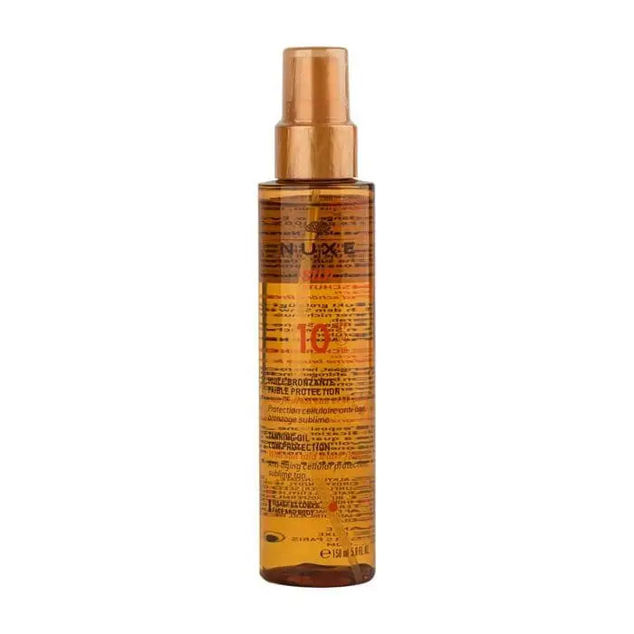 Nuxe Sun Bronzing Oil SPF10: Nourishing Tanning Oil for Face & Body, Water Resistant, Paraben & Silicone Free - Achieve a Natural, Healthy Glow - image 2